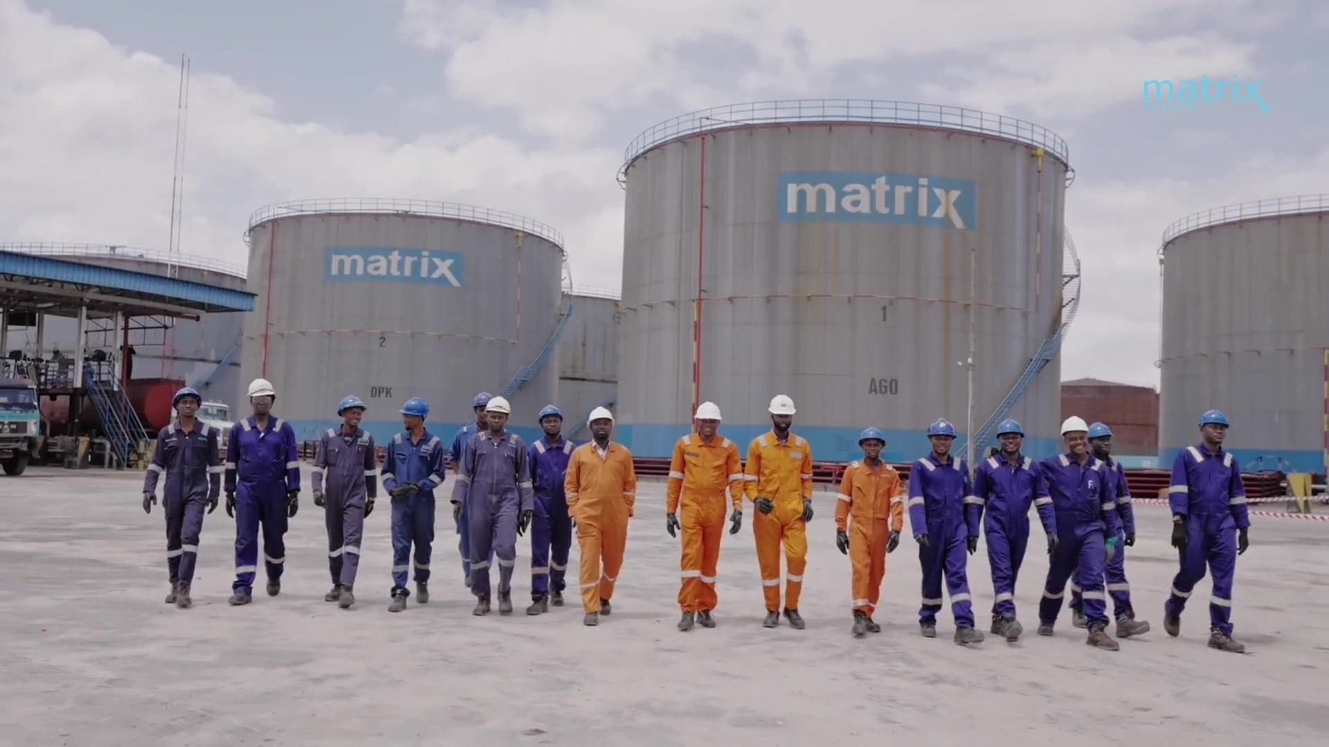 Matrix crews at the Warri terminal